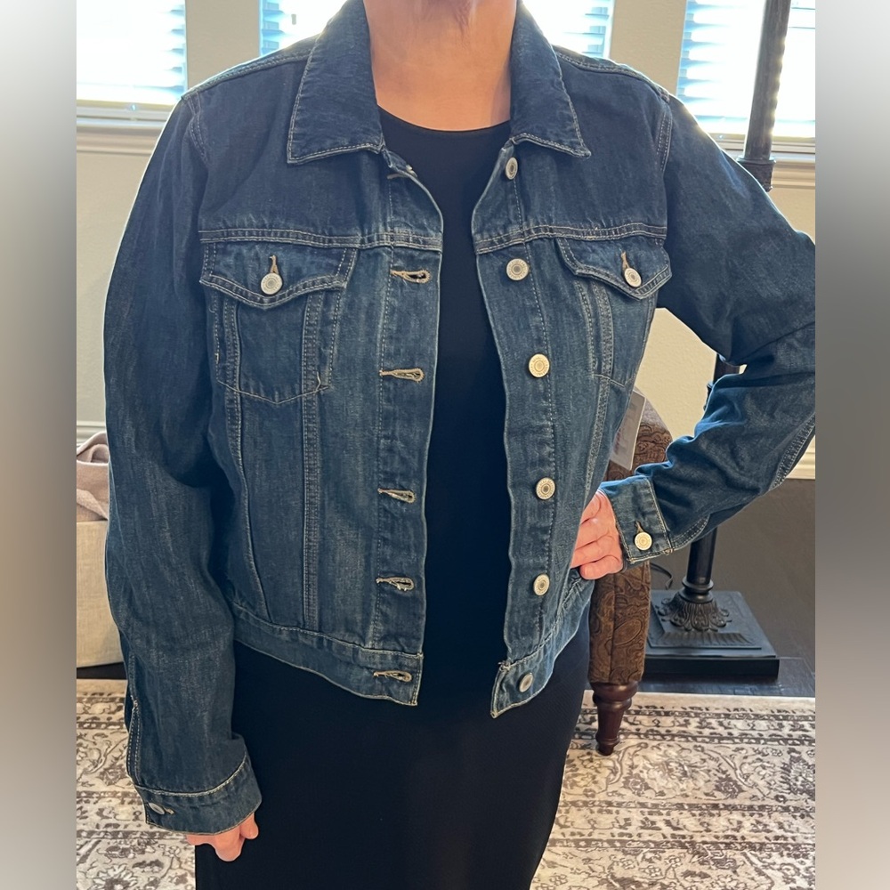 Lucky Brand Dark Blue Jean Jacket